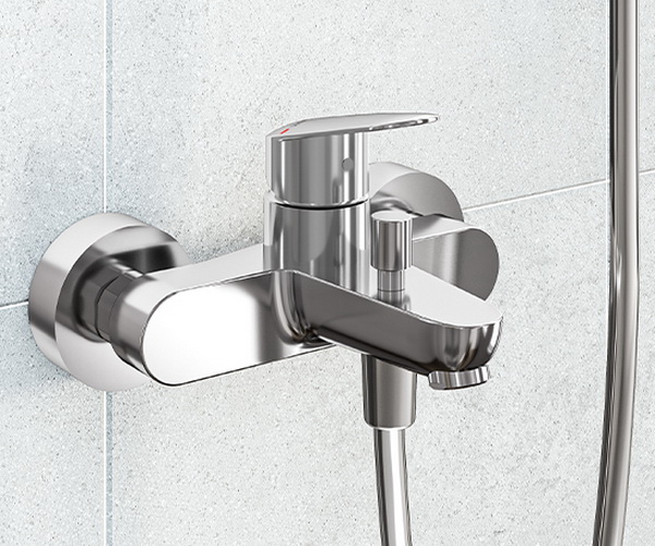 смеситель для ванны VITRA FLOW ROUND - комплект